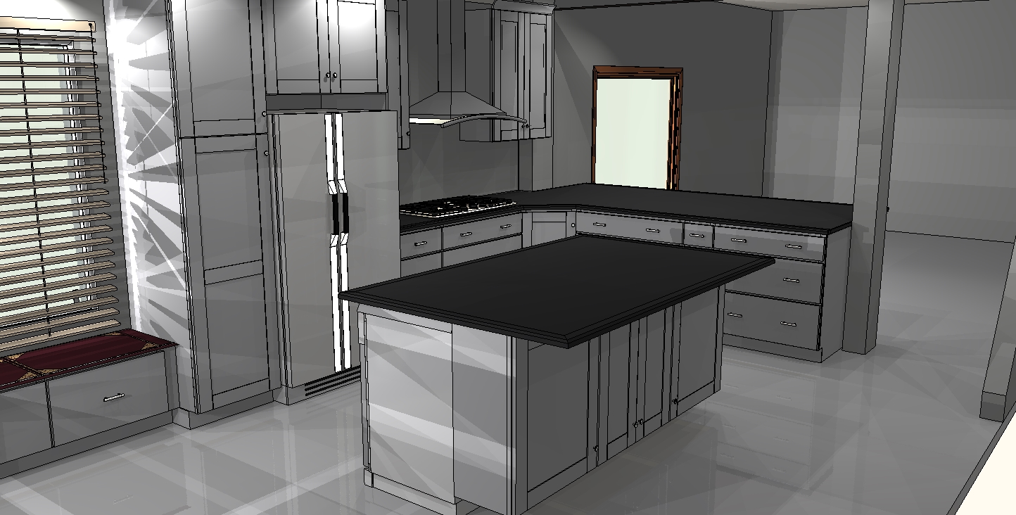 Sara Kitchen #6 with Wall Removed